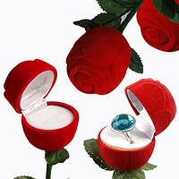 Роза-коробочка для обручального кольца