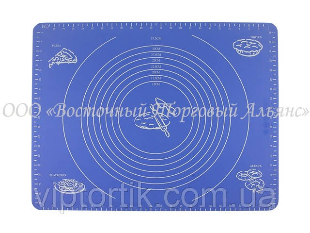 Силіконовий килимок із розміткою 50х40 см, фото 1