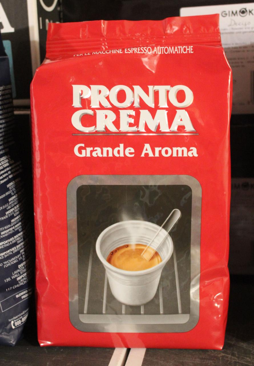 Кофе в зернах Lavazza Pronto Crema Grande Aroma смесь 80% Арабика и 20% Робусты 1кг Италия Оригинал - фото 4 - id-p267230842