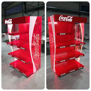 Стелажі 🛒 торговельні, рекламні, POSM - Premium