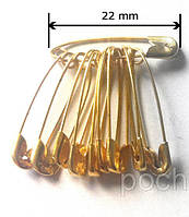 Булавки 22 mm, жовта