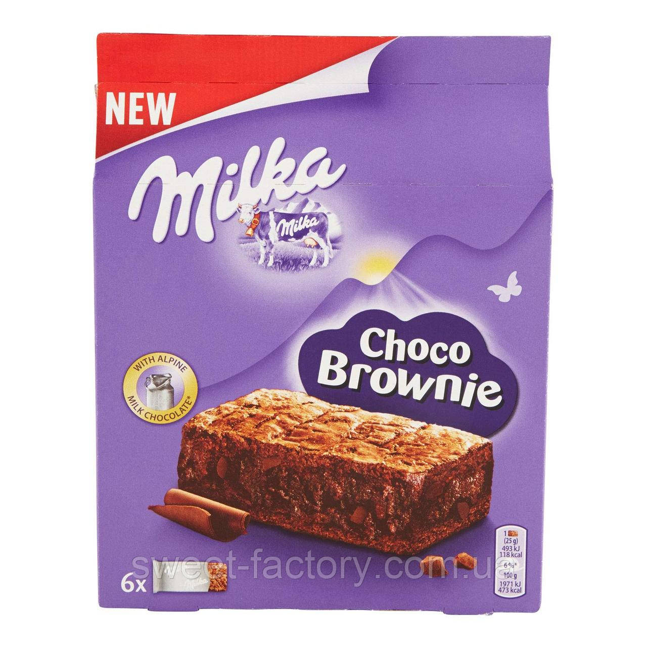 Бісквіт Milka Choco Brownie  6s 150g, фото 1
