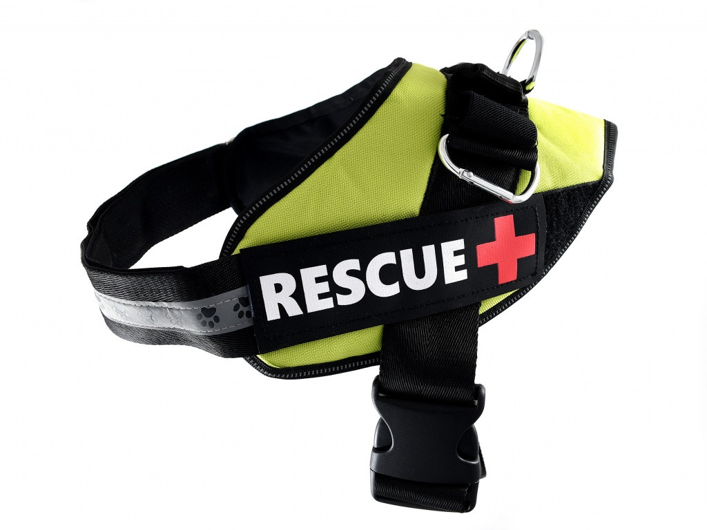 Шлея посилена Pet Nova Rescue+ L 65-80 см Зелений