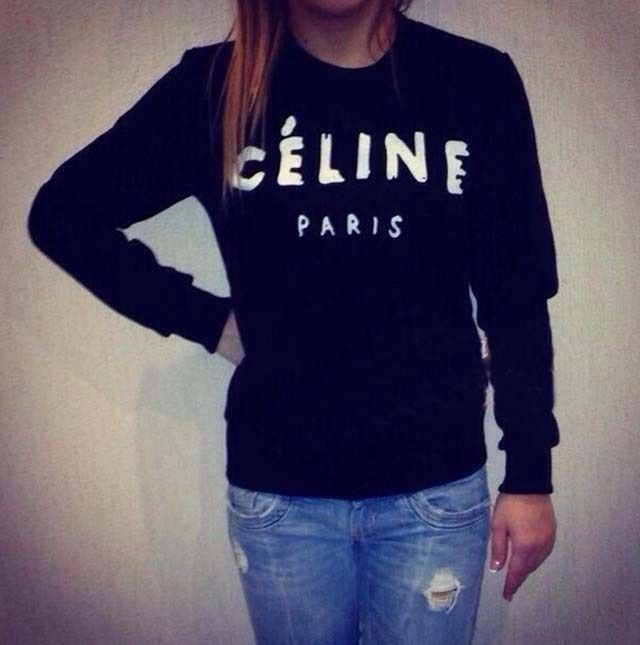 Женская толстовка в стиле Celine - фото 1 - id-p52527027