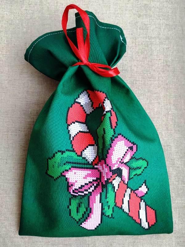 ШМР-103. Великий подарунковий мішечок для цукерок і різних маленьких іграшок, фото 1