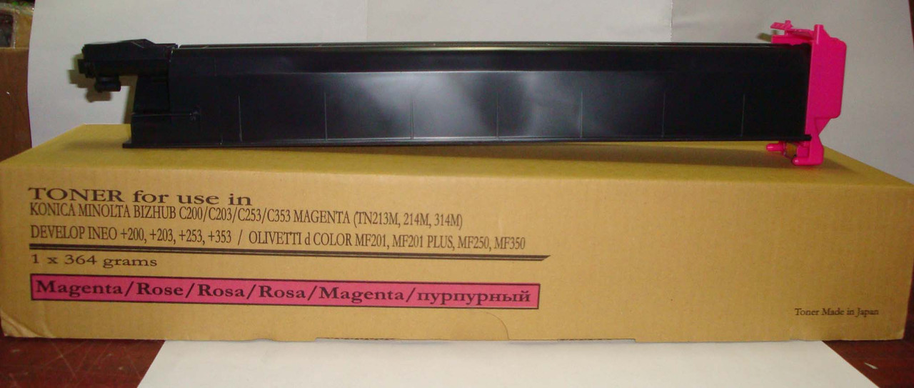 Тонер картрідж TN-213M / TN-214M / TN-314M (Magenta) Konica Minolta bizhub C200/C203/C253/C353