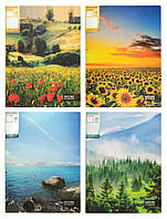 Папка на 10 файлов А4 Optima O32124 Nature of Ukraine, ассорти