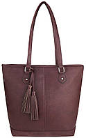 Стильная женская сумка на плечо цвет Бордо пр. Польша FB1201