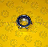 Гайка шестигранна з нейлоновою вставкою DIN 985 М4 ЦБ, фото 2