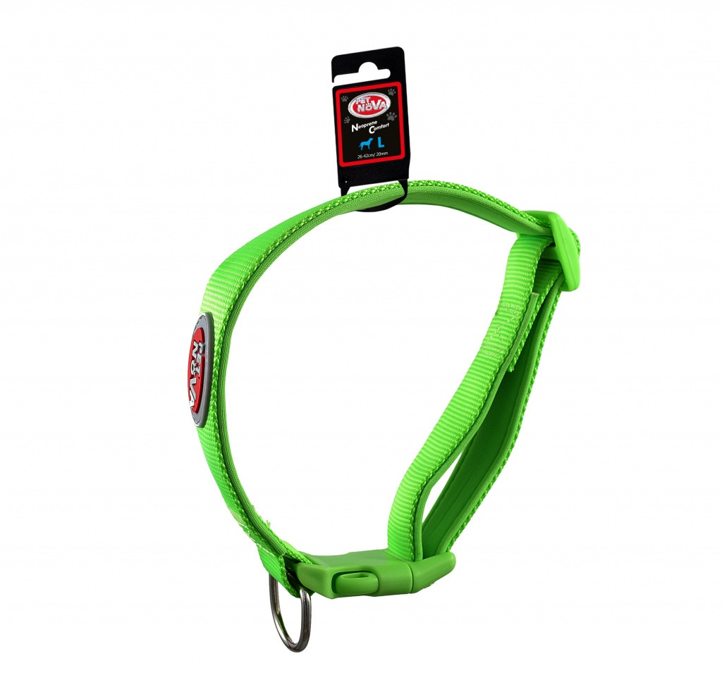 Нашийник Pet Nova Neoprene Comfort L Зелений, фото 1