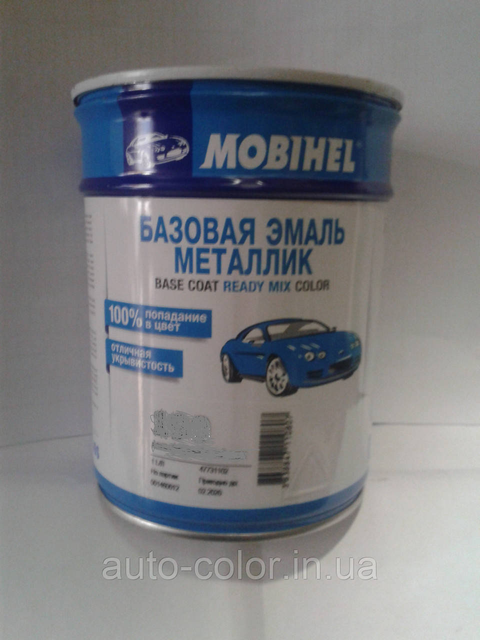 Автоемаль базова металік Mobihel 513 Чорні перли 1 л
