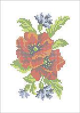 А5 Схеми на водорозчинному флізеліні (15х20см)