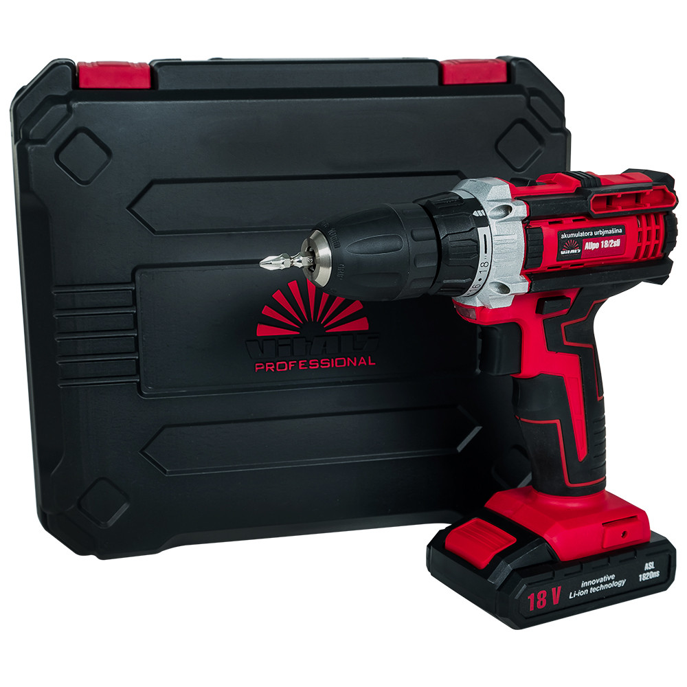 Шуруповерт акумуляторний Vitals Professional AUpo 18/2sli