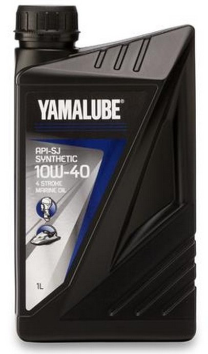 Масло 10W40 1 літр для 4-х тактних човнових моторів Yamalube API SJ Synthetic, фото 1