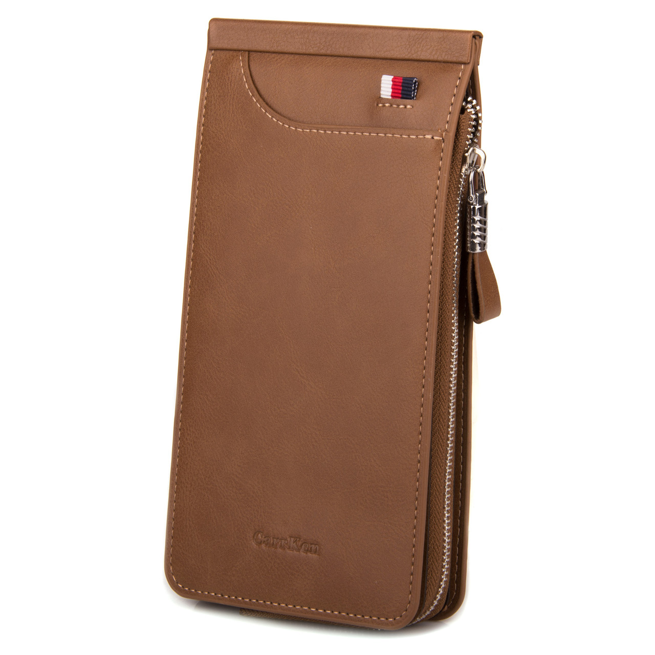 Жіночий гаманець-картхолдер Carrken коричневий (C010-5)
