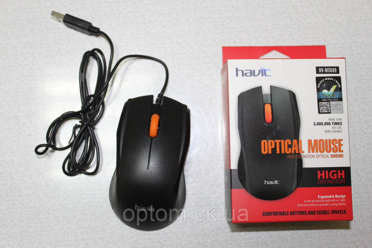 Мышка Havit HV-MS689 Black, фото 1