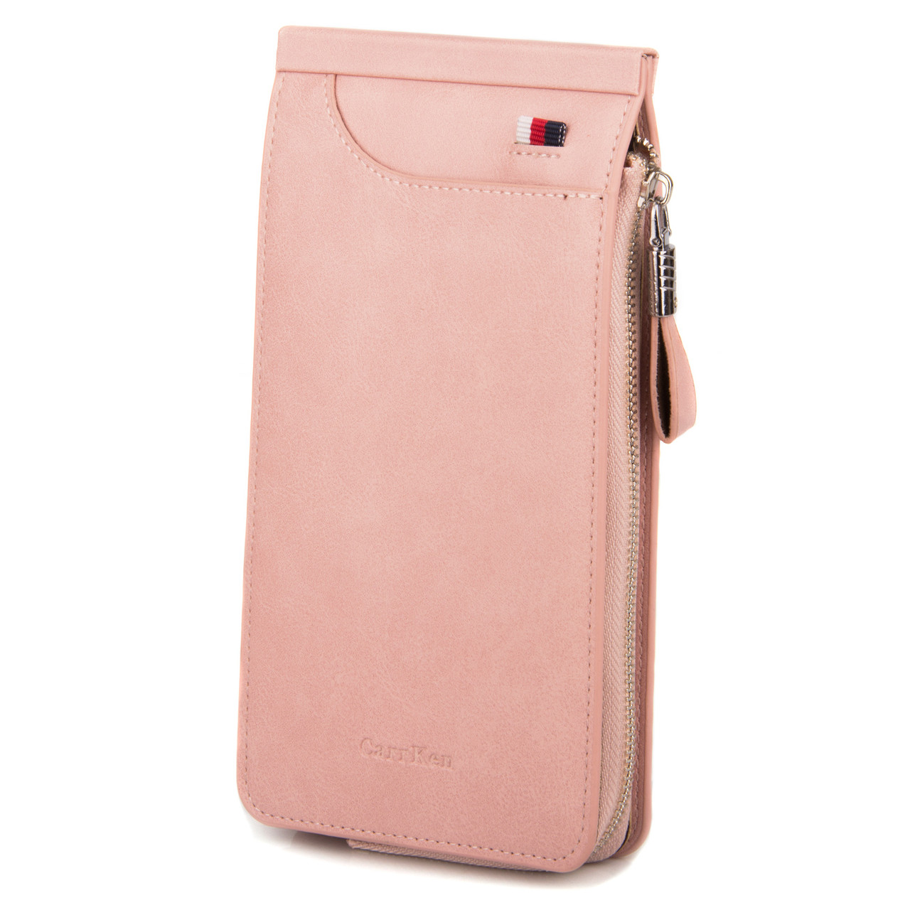 Жіночий гаманець-картхолдер Carrken рожевий (C010-5)