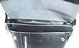 Чоловіча сумка розмір 36 х 25 см колір чорний, фото 3