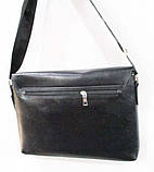 Чоловіча сумка розмір 36 х 25 см колір чорний, фото 2