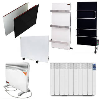 Електричні обігрівачі та комплектуючі