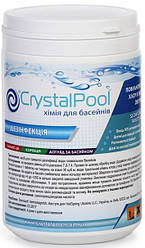 Хімія для басейну Crystal Pool тривалий хлор в таблетках Slow Chlorine Tablets Large - 1кг (табл.200г)