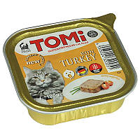 TOMi ИНДЕЙКА (turkey) консервы корм для кошек, паштет