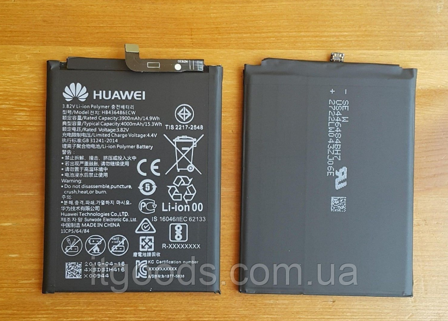 Оригинальный Аккумулятор (АКБ, Батарея) HB436486ECW для Huawei Mate 10 ...