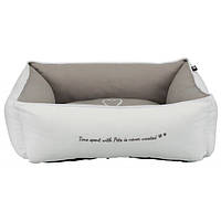 Trixie Pets Home Bed лежак для собак бело-бежевый 60×50см