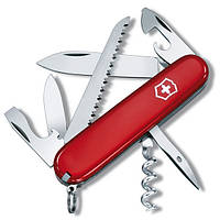 Швейцарский нож Victorinox Swiss Army Camper, красный