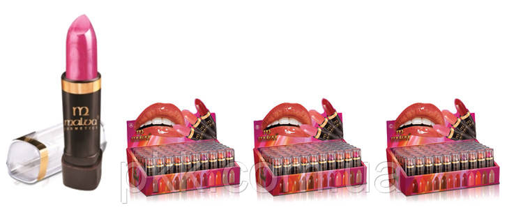 Помада для губ Malva Cosmetics с витаминами А и Е упаковка 60 шт M-330 № A NEW - фото 3 - id-p75149320