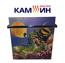 Керамічний нагрівач КАМІН з картинкою 475 СТ з терморегулятором (серія Easy Heat) , фото 3