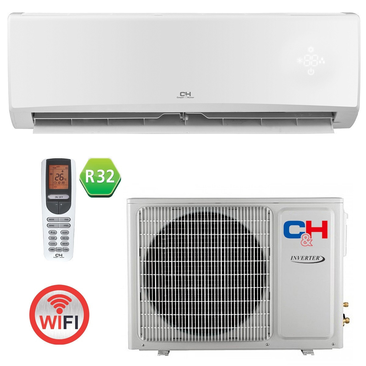 Кондиціонер Cooper&Hunter CH-S24FTXLE-NG серії Alpha NG Inverter