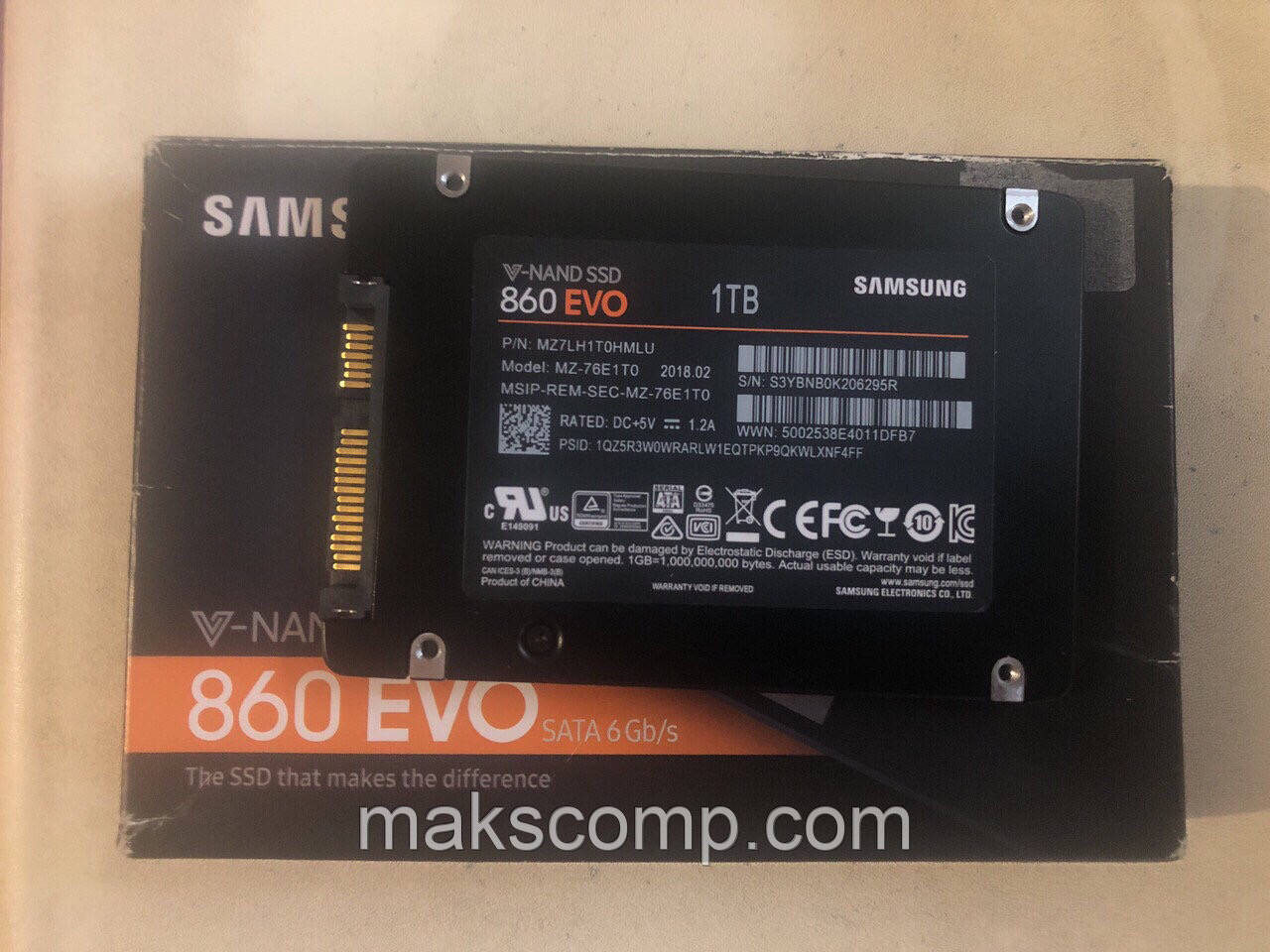 SSD Samsung 860 EVO 1Tb 2.5" 3D NAND SATAIII