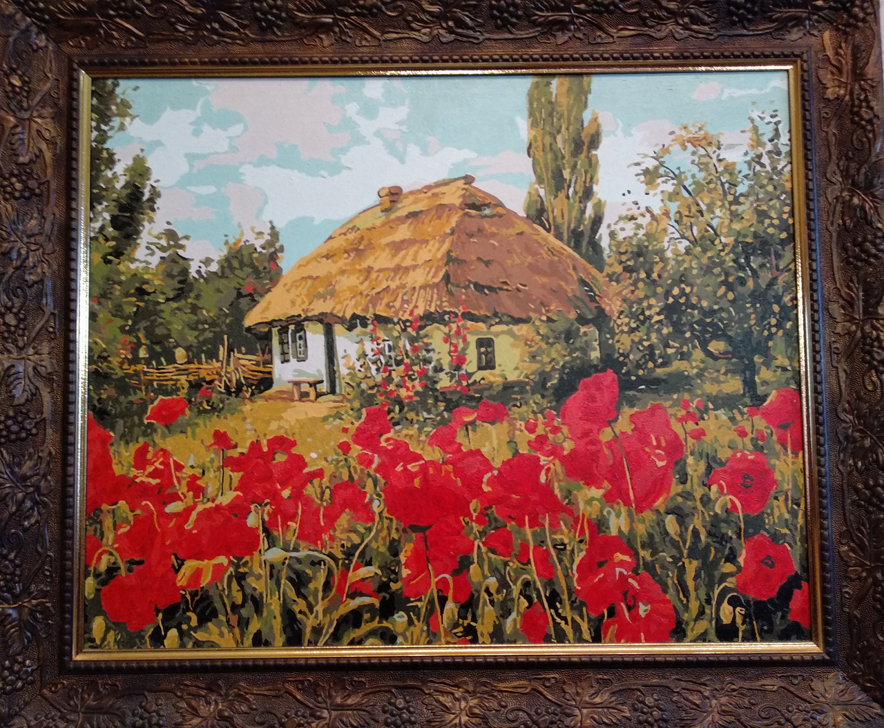 Как оформить раму для картины по номерам