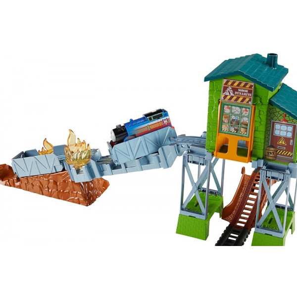 Трек Томас и друзья Спасательная станция Fisher-Price Thomas and Friends TrackMaster Fiery Rescue Train Set - фото 4 - id-p847908548