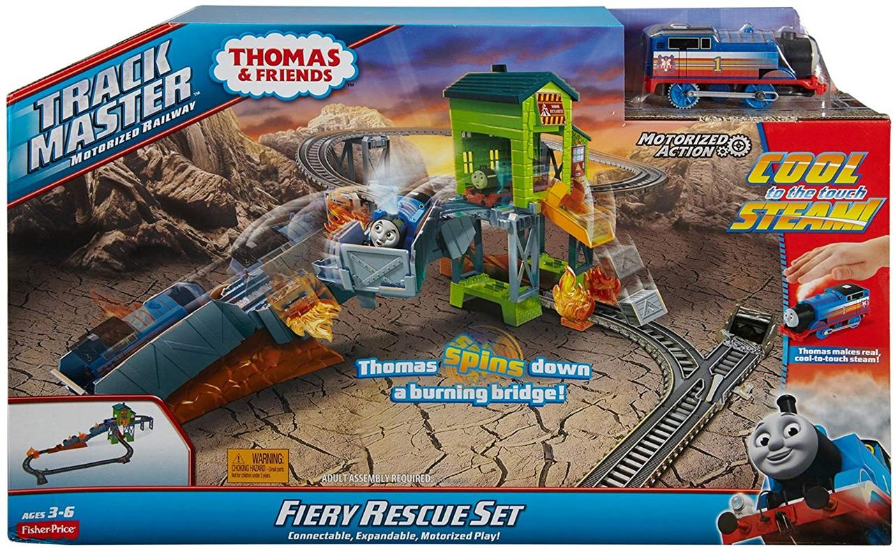 Трек Томас и друзья Спасательная станция Fisher-Price Thomas and Friends TrackMaster Fiery Rescue Train Set - фото 6 - id-p847908548