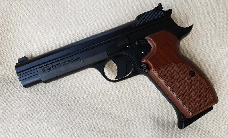 Пневматичний пістолет SAS P210 Legend Blowback Black