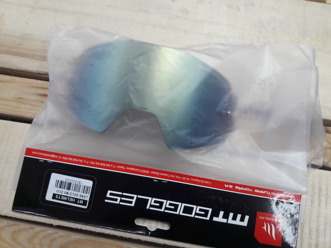 Лінза MT Goggles Mx Evo Gold