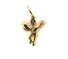 Золота підвіска с кубичним цирконіем , у формі "янголятка", фото 2