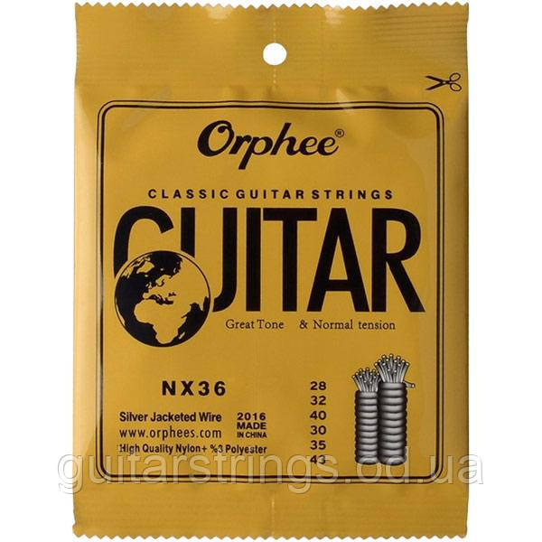 Струны Orphee NX36 Classic Guitar Strings Nylon Normal Tension 28-43