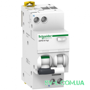 Дифавтомат 20A 30mA 6kA 2 полюси тип B тип AC A9D55620 iDPN N Vigi Schneider Electric