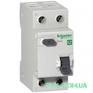 Дифавтомат 25A 30mA 4,5 kA 2 полюси тип C тип AC EZ9D34625 Easy9 Schneider Electric