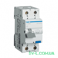 Дифавтомат 16A 10mA 6kA 2 полюси тип C тип A AC966J Hager