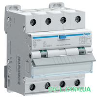 Дифавтомат 25A 300mA 6kA 4 полюси тип C тип A AFM475C Hager