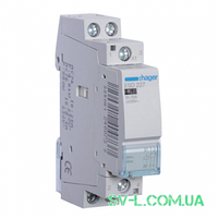 Контактор ESD227 25A 1НО+1НЗ 24V 1м Hager
