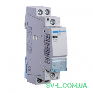 Контактор ESL225 25A 2НО 8/12V 1м Hager