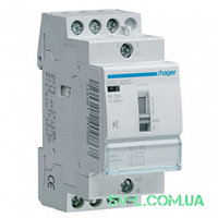 Контактор безшумний з ручним керуванням ERC325S 25A 3НО 230V 2м Hager