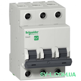 Автоматичний вимикач 20A 4,5 kA 3 полюса тип З EZ9F34320 Easy9 Schneider Electric