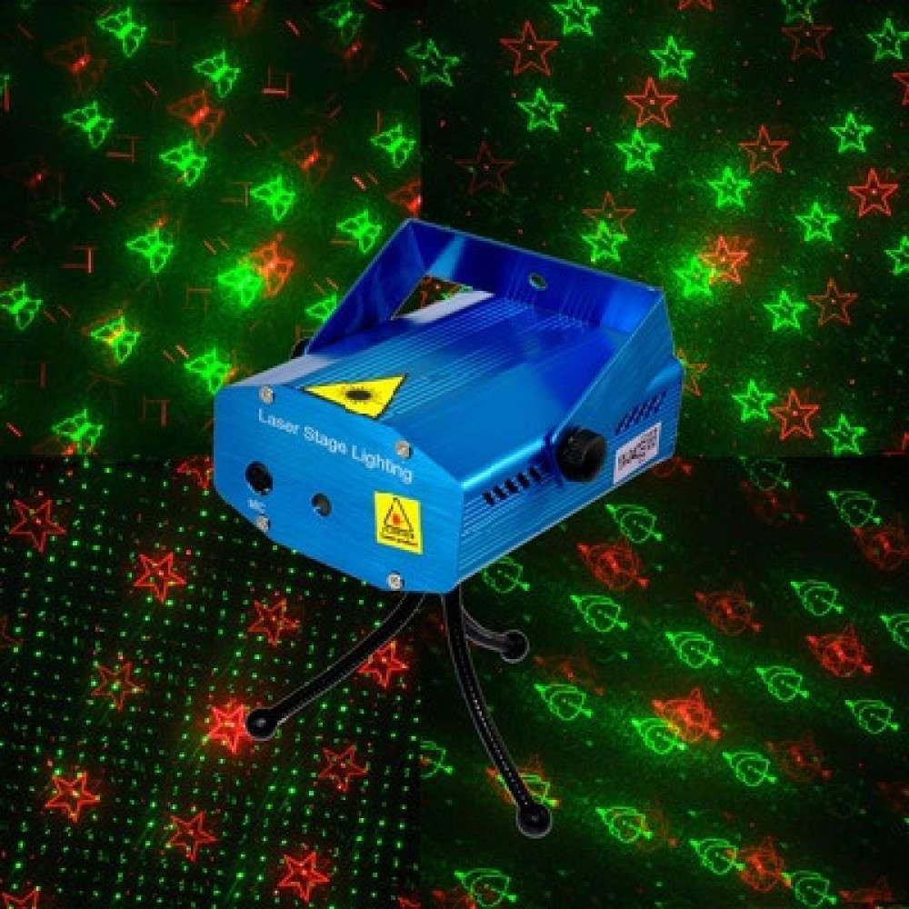 Лазерна світильника Mini Laser 2 кольори