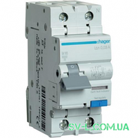 Дифавтомат 16A 300mA 6kA 2 полюси тип C тип A AF966J Hager